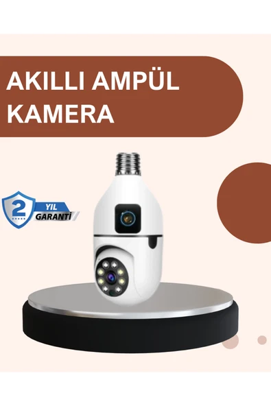2’si 1 Arada Güvenlik Kamerası ve Sel Işığı – Kablosuz Akıllı Kamera ürün görseli 1