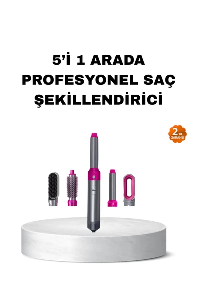 5’i 1 Arada Saç Şekillendirme Seti Negatif İyon Teknolojili ve Hızlı Kurutmalı ürün görseli 1