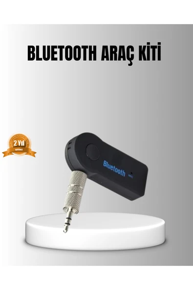 Bluetooth AUX Araç Kiti Eller Serbest Müzik Çalar Dahili Mikrofonlu ürün görseli 1