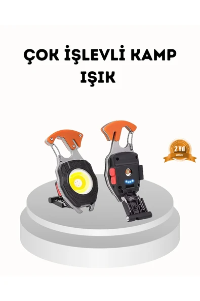 Şarj Edilebilir Çok Amaçlı Mini Fener – Güvenlik Düdüklü, Kompakt ve Hafif Tasarım ürün görseli 1