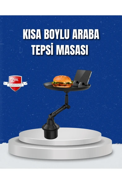 Ayarlanabilir Araç İçi Bardaklık Tepsisi 9 İnç Geniş Alan ve Telefon Standlı ürün görseli 1