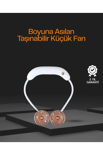 5 Kanatlı Sessiz Mini Fan 3 Vitesli Katlanabilir Asılabilir ürün görseli 1