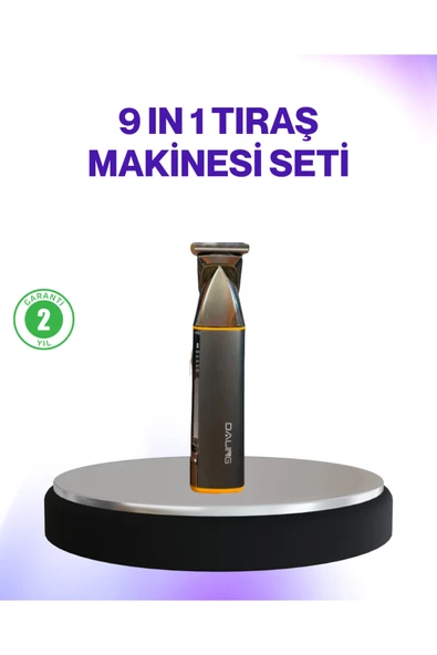 9’u 1 Arada Şarjlı Erkek Bakım Cihazı Saç Sakal Bıyık Ense Trimmer ürün görseli 1