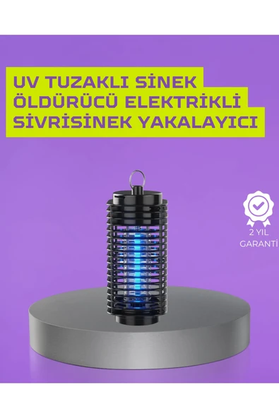 Kapalı ve Açık Alanlarda Etkili Elektrikli Sivrisinek Katili – UV Işıklı Tuzak ürün görseli 1