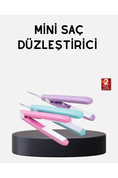 Seyahat Tipi Mini Saç Düzleştirici – Seramik Kaplama, Hızlı Isınma, Kompakt Tasarım ürün görseli 1