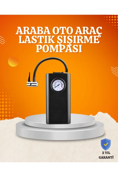 Taşınabilir Elektrikli Oto Motosiklet Bisiklet Lastik Şişirme Pompası ürün görseli 1