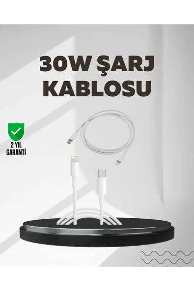 Yüksek Saflıkta Bakır Çekirdekli 30W Hızlı Şarj Kablosu ürün görseli 1