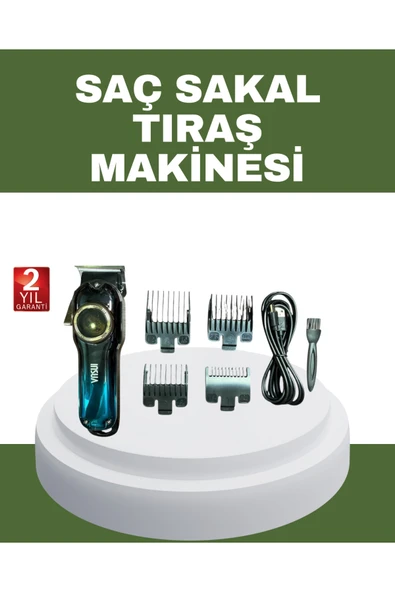 Güçlü Motorlu Paslanmaz Çelik Bıçaklı Saç Kesim Makinesi ürün görseli 1