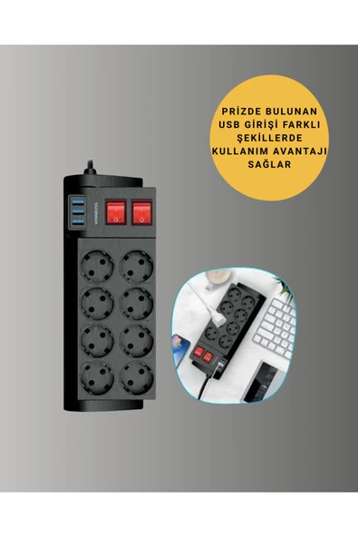 8Lİ PRİZ - Resim 2