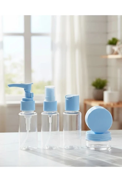 30 ml 5’li Seyahat Boy Kozmetik Organizer Seti ürün görseli 1