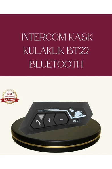 Motosiklet Sürüşleri İçin BT22 Kask Bluetooth Kulaklık Mikrofonlu ürün görseli 1