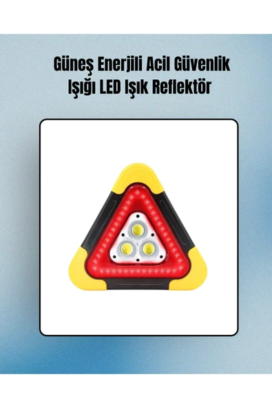 2000mAh Kapasiteli Taşınabilir Üçgen Park Lambası ürün görseli 1
