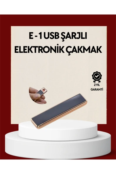 Plazma Ark Teknolojili Elektrikli Çakmak – Dokunmatik, LED Göstergeli, Şarj Edilebilir ürün görseli 1