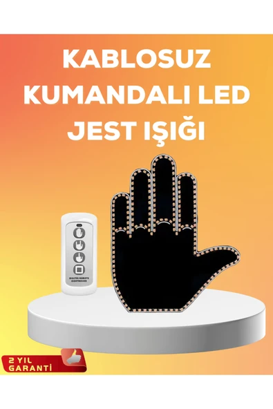 Kompakt Tasarımlı LED Jest Işığı – Selam ve Teşekkür Modları ürün görseli 1