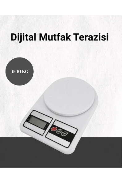 Hassas Ölçüm İçin Dijital Mutfak Tartısı – 10 Kg Kapasiteli ürün görseli 1