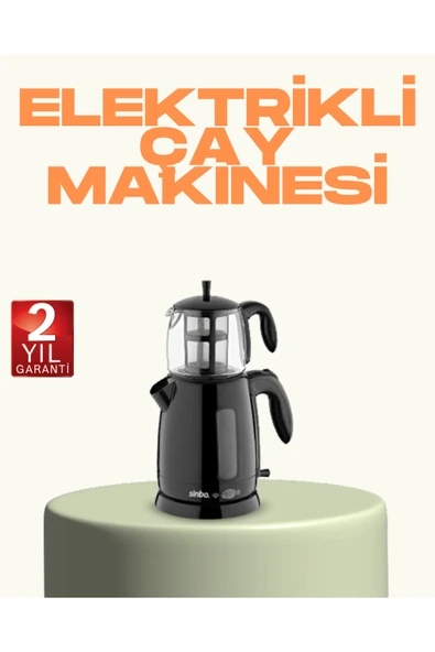 Susuz Çalışma Emniyetli Sinbo Elektrikli Çay Makinesi ürün görseli 1