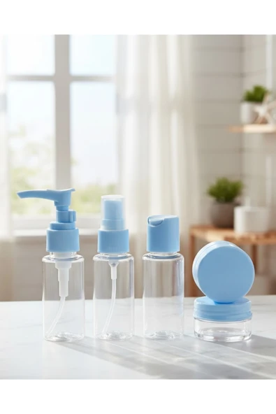 30 ml 5’li Seyahat Boy Kozmetik Organizer Seti ürün görseli 1