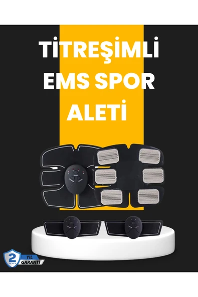 Titreşimli EMS Spor ve Fitness Cihazı Karın Kası Kol Bacak 2025 Model ürün görseli 1