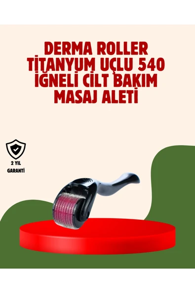 Dermaroller 1 mm Akne İzleri ve Çatlak Giderici Cilt Bakım Aleti ürün görseli 1