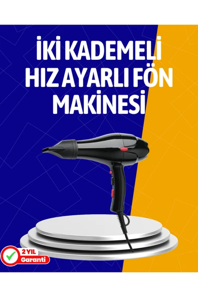2200W Güçlü Motorlu Ergonomik Fön Makinesi ürün görseli 1