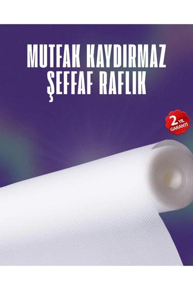Su geçirmez kaydırmaz raflık ve çekmece astarı 3 metre ürün görseli 1