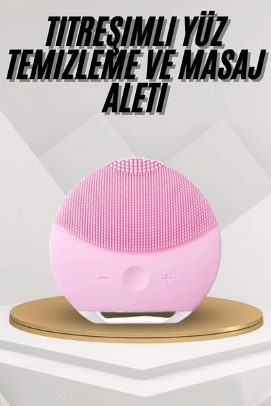 İthalat® Hassas Ciltlere Özel Titreşimli Yüz Temizleme Ve Masaj Aleti ürün görseli 1