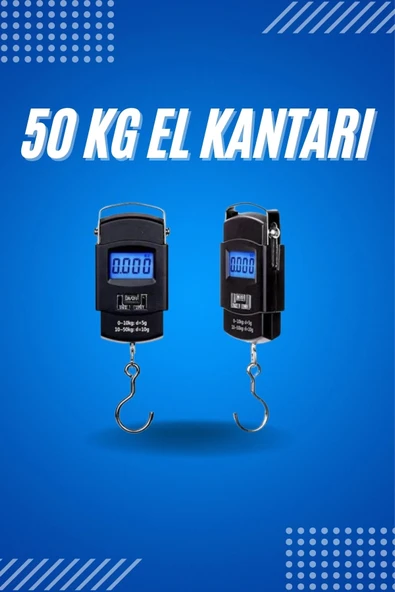 50 Kg Dijital El Terazisi Cep Tartısı El Kantarı Terazi ürün görseli 1