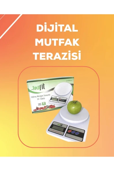 LCD Ekranlı Yüksek Hassasiyetli Dijital Mutfak Terazisi ürün görseli 1