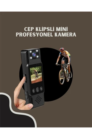 WiFi Özellikli Taşınabilir Kamera – 1.3” TFT Ekran, 3MP Fotoğraf, 128GB Kart Desteği ürün görseli 1