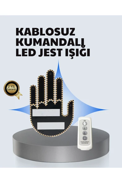 Uzaktan Kumandalı Çok Fonksiyonlu Araç Led Işığı ürün görseli 1