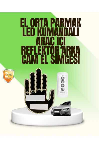 Uzaktan Kumandalı LED El Park Uyarı Cihazı Suya Dayanıklı Enerji Tasarruflu ürün görseli 1