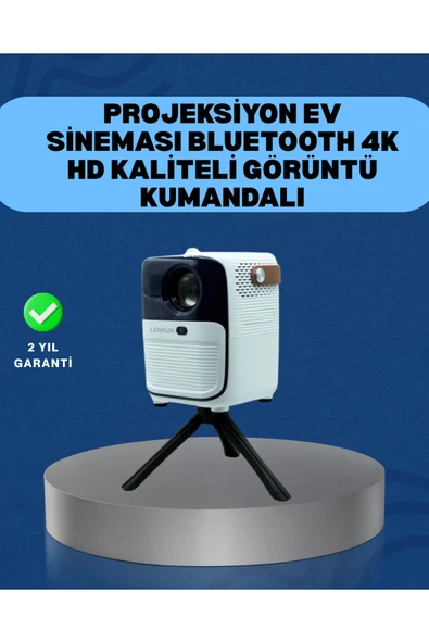 Ultra HD Çözünürlüklü Taşınabilir Projektör – 1920x1080 Piksel Görüntü Kalitesi ürün görseli 1