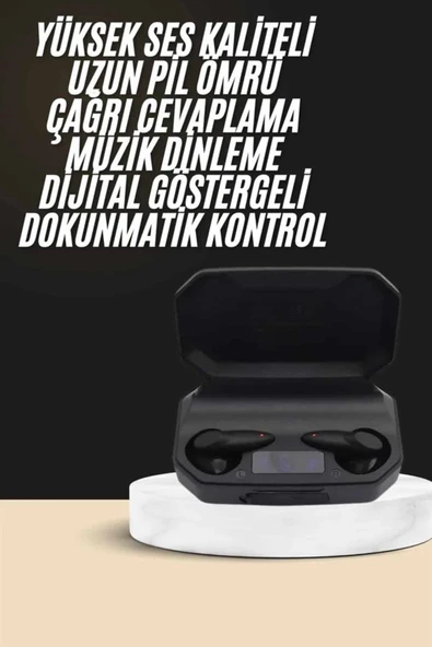 Kulak İçi Bluetooth Kulaklık Rgb Işıklı Çift Mikrofonlu iOS/Android Uyumlu BT 5.2 ürün görseli 1