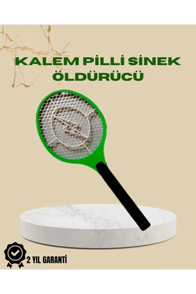 Yüksek Gerilimli Elektronik Sinek Öldürücü – Pil ile Çalışan, Güvenlik Izgaralı ürün görseli 1