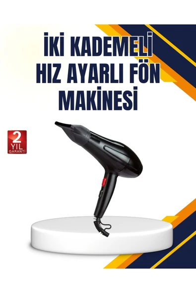 Soğuk Üfleme Özellikli 2200W Profesyonel Fön Makinesi ürün görseli 1