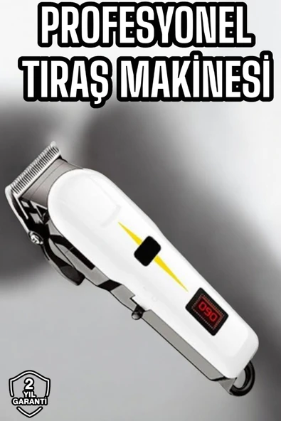 Tıraş Makinesi Profesyonel Saç Ve Sakal Kesme Milim Ayarlı Dijital Göstergeli ürün görseli 1