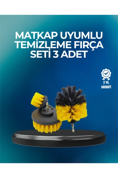 Derinlemesine Temizlik İçin Dayanıklı Kıllı Matkap Fırçası Başlığı ürün görseli 1