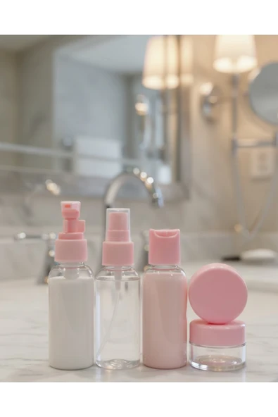 5Lİ SEYAHAT ŞİŞESİ PEMBE ürün görseli 1