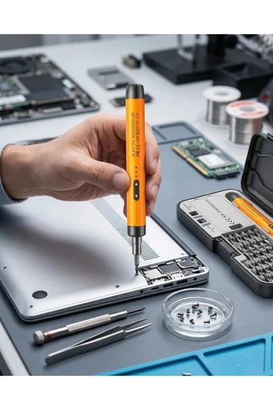 Kablosuz Alüminyum Gövdeli Elektrikli Tornavida 38 Uçlu Teknik Servis Seti ürün görseli 1
