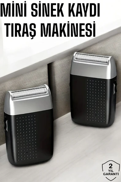 Tıraş Makinesi Mini Sinek Kaydı Şarjlı Taşınabilir Paslanmaz Çelik ürün görseli 1
