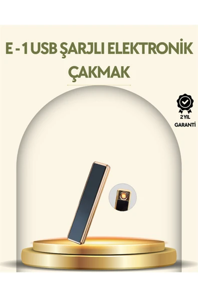 USB Şarjlı Alevsiz Elektronik Çakmak – Rüzgara Dayanıklı, Gazsız, Güvenli Kullanım ürün görseli 1