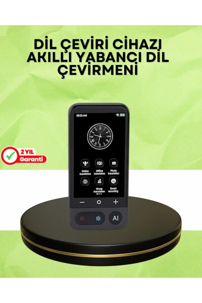 4.0 İnç Dokunmatik Ekranlı Akıllı Çeviri Cihazı ürün görseli 1