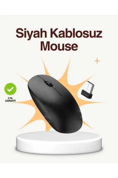 Kablosuz Sessiz Mouse – Ayarlanabilir DPI ve USB Bağlantılı ürün görseli 1