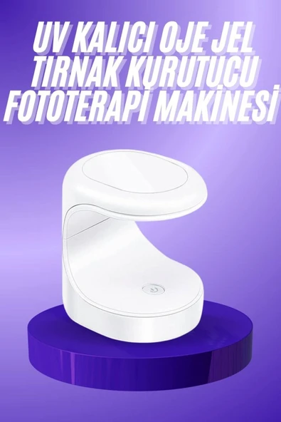 Seyehat Tipi Mini Oje Kurutucu Ultraviole Mor Işık Protez Tırnak Kurutucu ürün görseli 1