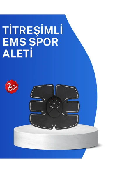 Titreşimli EMS Spor Aleti Karın Kol ve Bacak Kas Yapma Cihazı 2025 Model ürün görseli 1