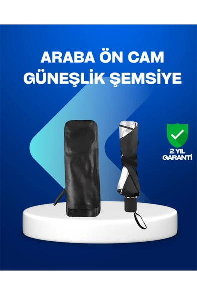 Yüksek Kaliteli Cam Elyaf İskeletli Araba Şemsiyesi – Tüm Araçlara Uygun ürün görseli 1