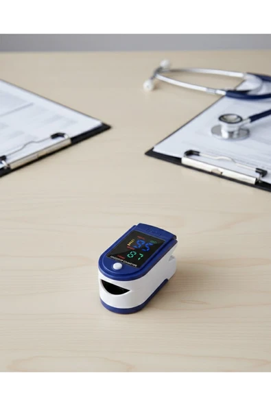 Kolay Kullanımlı Parmak Tipi Pulse Oksimetre Ev Tipi Kullanım ürün görseli 1