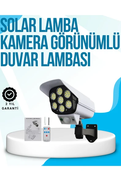 Kablosuz, Güneş Paneliyle Şarj Olan Dış Mekan Lambası – 8-10 Saat Aydınlatma Süresi ürün görseli 1