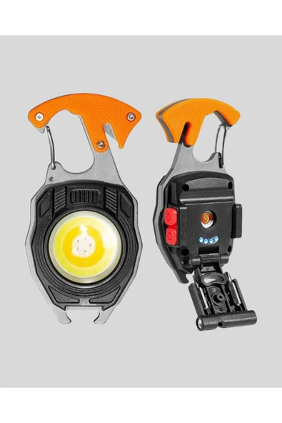 Çok Modlu LED Işıklı Pratik Anahtarlık - Resim 2