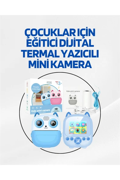 Dijital Termal Yazıcılı Mini Kamera – HD Video & Anında Fotoğraf Çıktısı ürün görseli 1
